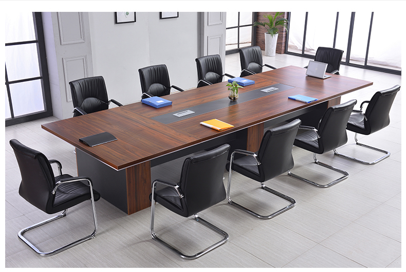 十人會議桌,3.2米長會議桌,板式會議桌定做