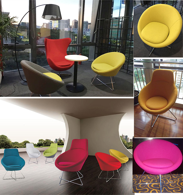 創(chuàng)意簡(jiǎn)約布藝洽談椅